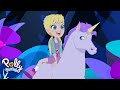 Polly et la mini licorne en guimauve  polly pocket saison 4  petites aventures gustatives