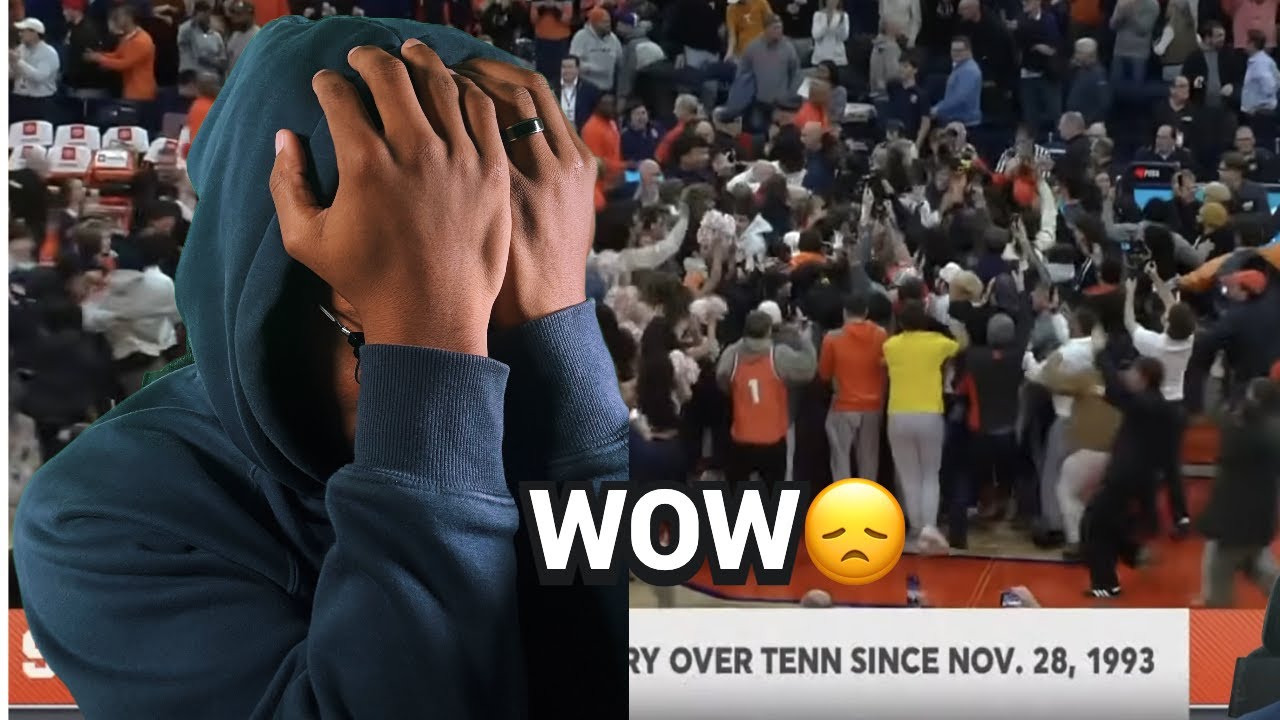 ОНИ ВЗЯЛИСЬ НА КОРТ🤦🏾‍♂️ | #13 Теннесси против Сиракьюс. Полные лучшие моменты матча | реакция