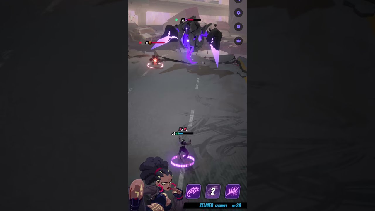 Sekhmet Zelmer + All Skill | Normal Speed 60 FPS | Dislyte | Android Games