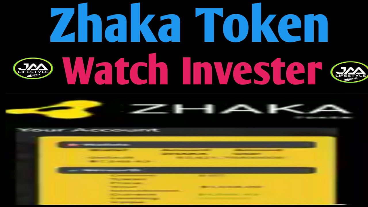 zhaka Token website Registration and By full information and share
