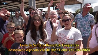 Feira de Santana Hoje Record Emigrantes  Associação Agricola Vila de Rabo de Peixe Ribeira Grande