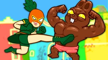 BEWARE THE BEASTER BUNNY - Burrito Bison: Launcha Libre