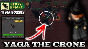 TIBIA BOSSTIARY #40 - HOW TO MAKE THE BOSS NEMESIS YAGA THE CRONE, 5 KILLS, 100 POINTS