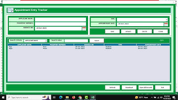 How to Create an Automated Appointment Data Entry User Form in Excel VBA