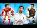 Vido de la mega linique de dr ouille 26 les super hros  tortues ninja  spiderman  ironman