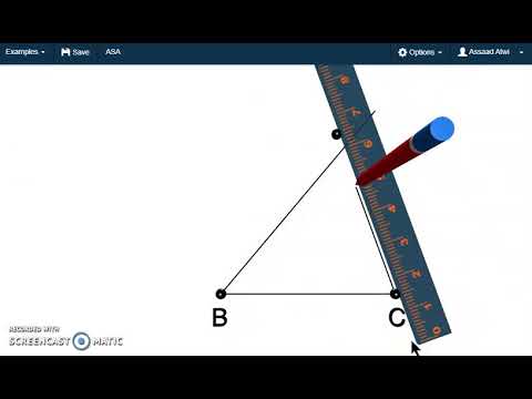 Constructing ASA Triangles
