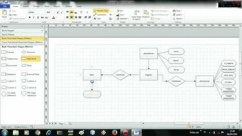 Tutorial Membuat Database Perpustakaan menggunakan Microsoft Visio Menggunakan ERD
