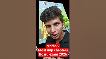Maths 2 MOST IMPORTANT CHAPTERS🔥 Maths 2 chapter wise weightage 2026 class 10 ssc #class10 #ssc