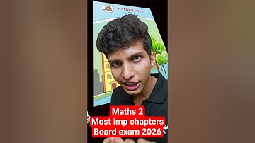 Maths 2 MOST IMPORTANT CHAPTERS🔥 Maths 2 chapter wise weightage 2026 class 10 ssc #class10 #ssc