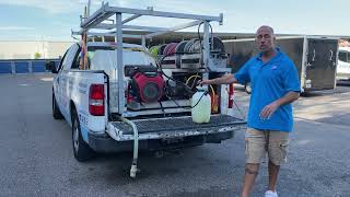 Paver sealing step-by-step process using a water based sealer by Premier Pro Wash & Seal