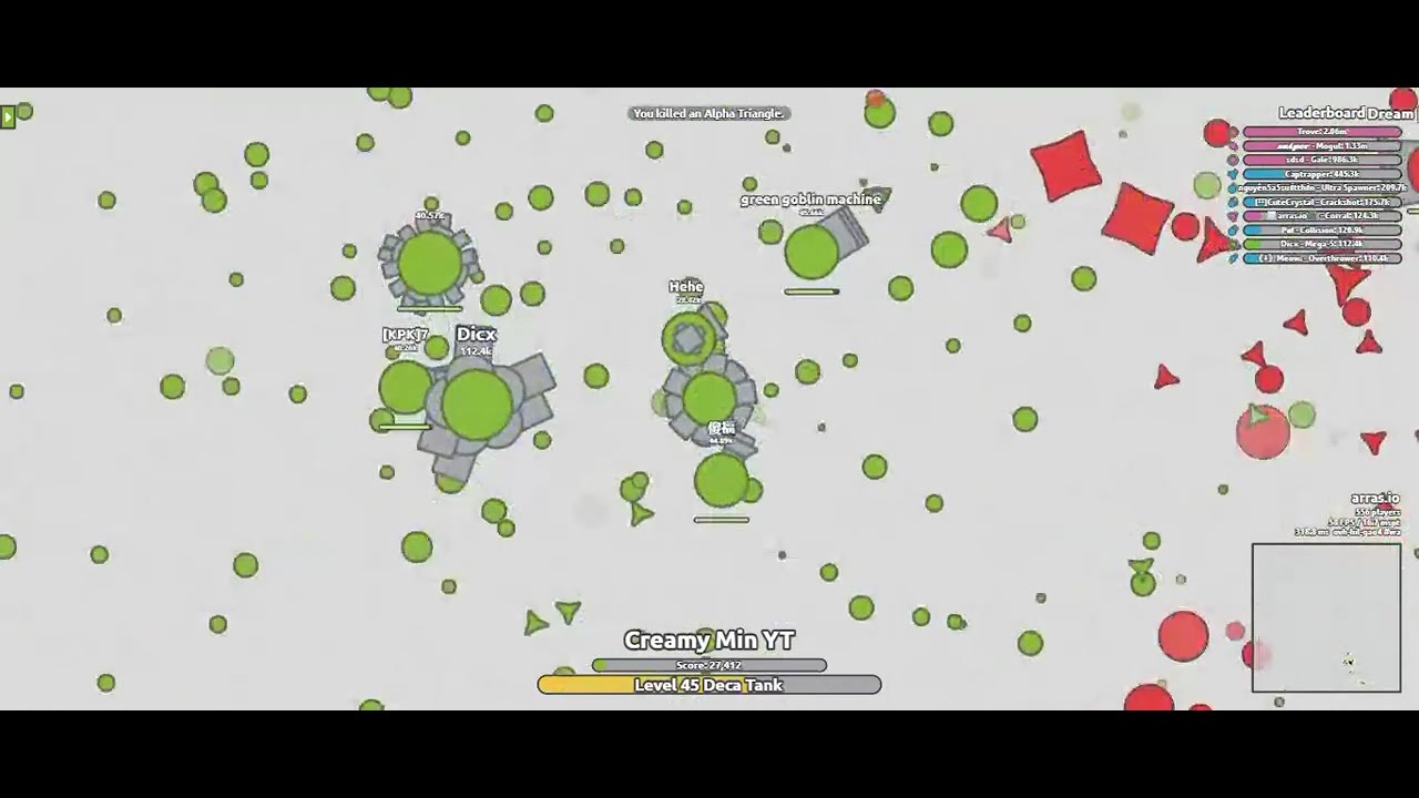 When your team are crowded. - Arras.io
