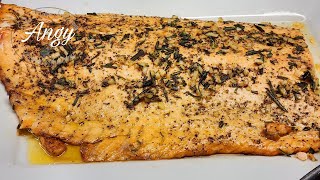 💥¡Aprende la Receta de un Delicioso Salmón al Horno! ¡La Guarnición Te dejará Boquiabierto!! 🤩