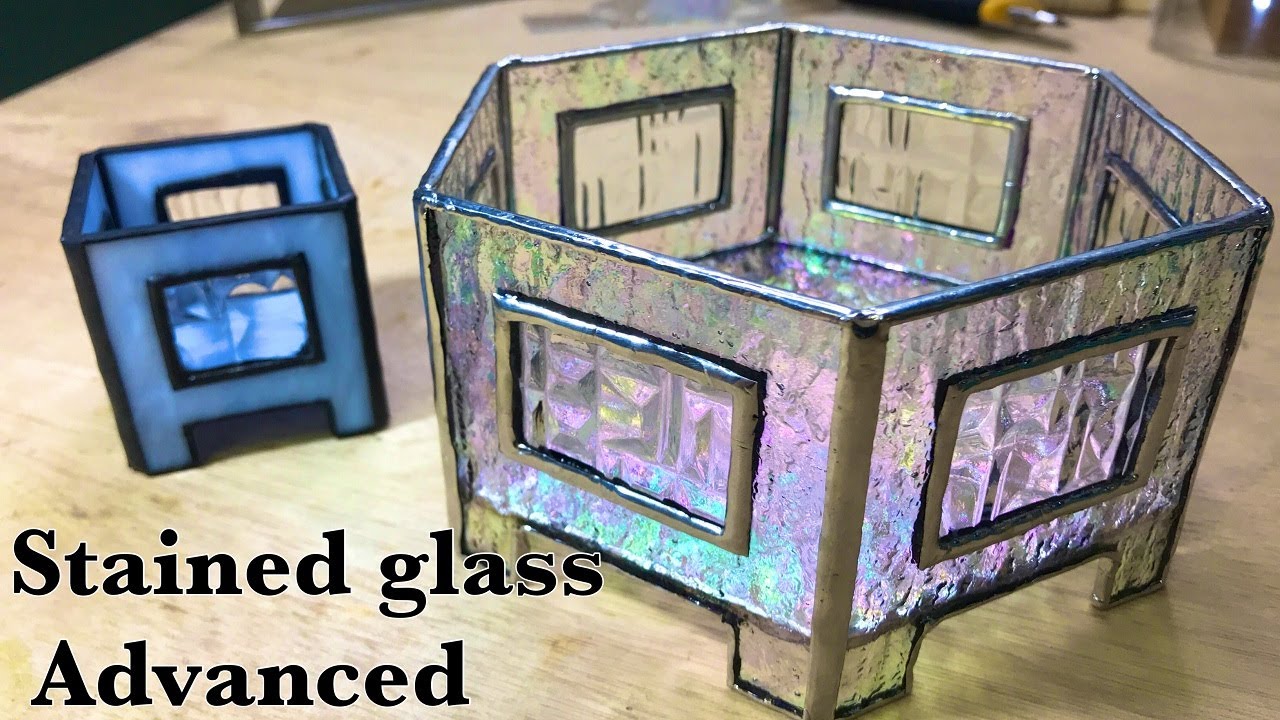 手作り ステンドグラス How to make stained glass advanced.ステンドグラスの作り方