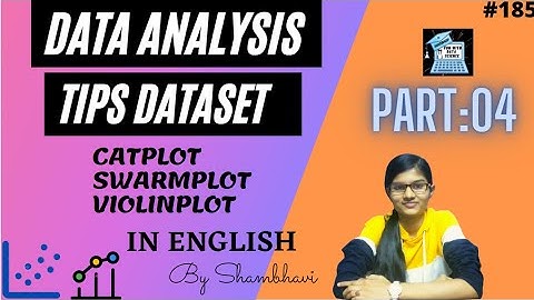 Data Analysis on tips dataset Part-04 | data set analysis | Catplot | Swarmplot | Violinplot