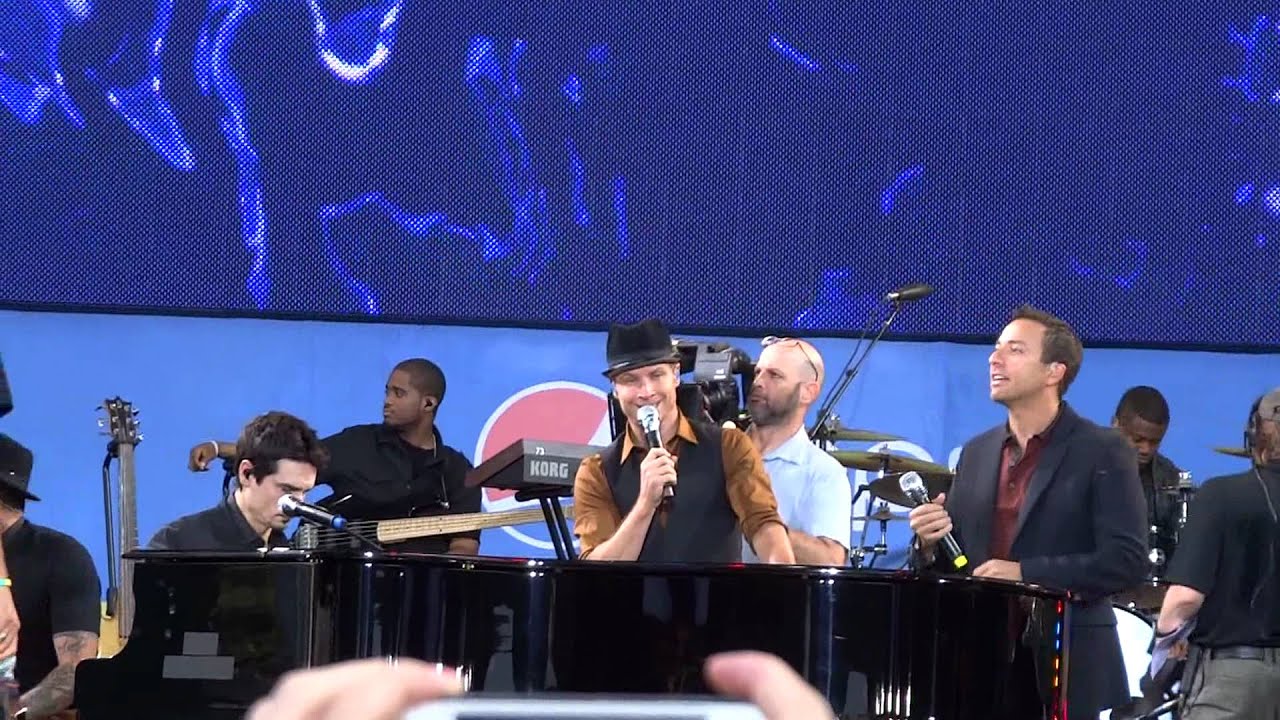 (Part 4/15) Backstreet Boys - Incomplete soundcheck - Good Morning America (8/31/12)