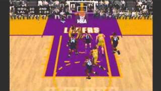 NBA Live 2000 Western Conference Playoffs 1st Round Game 1 Houston Rockets vs Los Angeles Lakers screenshot 5