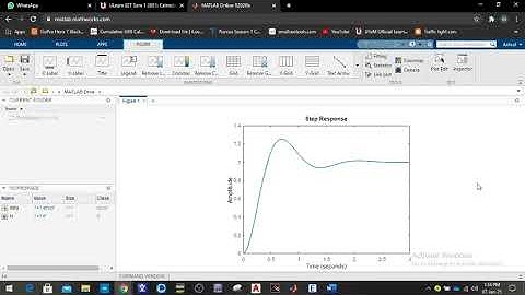 LAB 5: TIME RESPONSE ANALYSIS FOR SECOND ORDER SYSTEM USING MATLAB