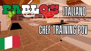 Roblox Pablo's Italiano Restaurant – Chef Training screenshot 5