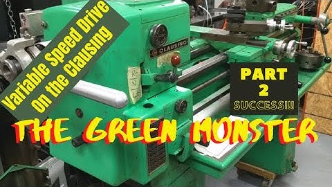 Clausing Variable Speed Drive, Success at Last!