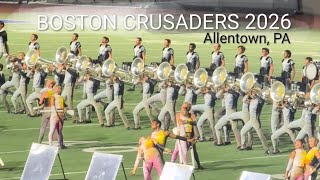 Boston Crusaders 2026 - Allentown, PA (ZOOMED IN)
