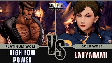 FF:CotW 🐺 HIGH LOW POWER (Marco Rodrigues) vs LAUYAGAMI (Chun-Li)⭐Replay Match - FATAL FURY: CotW