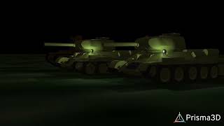 T-34-85 Tank rig for Prisma 3D.