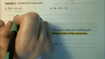 1.1/1.2 Variables and Grouping Symbols