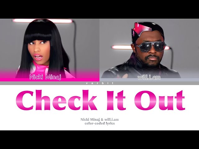 Nicki Minaj Will.I.Am ‎Check It Out レコード Will I Am Feat. Nicki Minaj – Check It Out – Vinyl (12