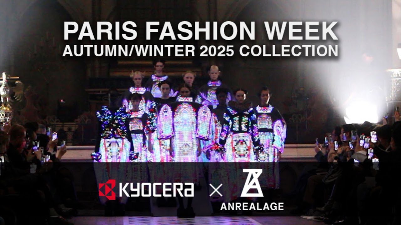 Paris Fashion Week 2025A/W Collection by ANREALAGE【FOREARTH事例紹介】