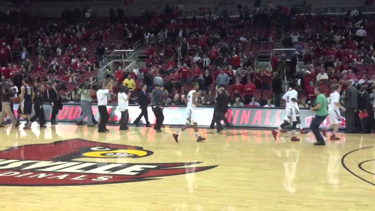 Rick Pitino handshake with son Richard Pitino after beating - YouTube