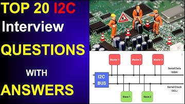 TOP 20 I2C Interview Questions with Answer । Electronics Engineering Interview । I2C Protocol 💻