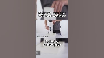 How to Install Kohree RV Door Lock#kohree#entrydoor #doorlocks #rvlock #rvlife #rvaccessories