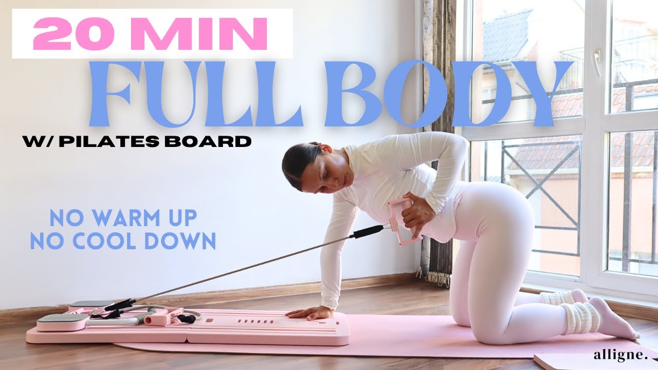 PILATES BOARD WORKOUT AT HOME - no warm up, no cool down