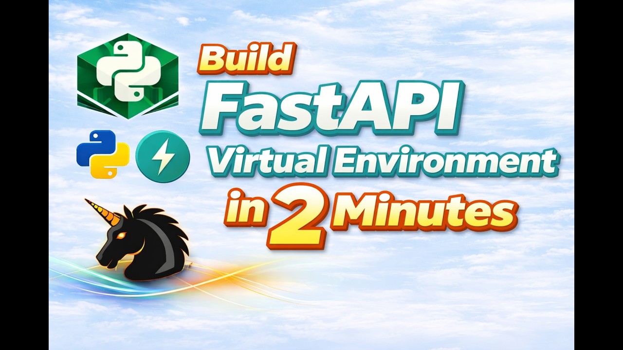 How to build FastAPI Virtual Environment - YouTube