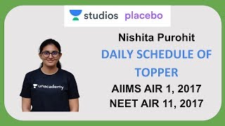 Daily Schedule of Toppers | Nishita Purohit AIIMS AIR - 1 | NEET  AIR - 11