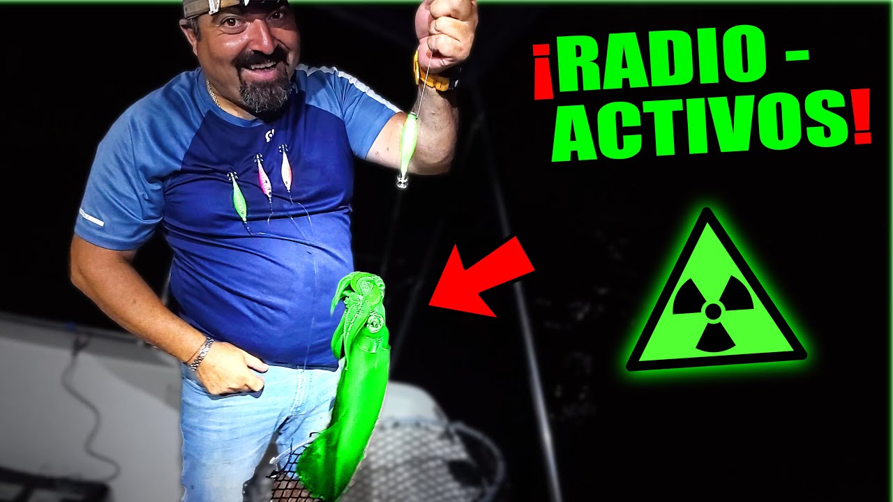 ¡Los SEÑUELOS RADIOACTIVOS Vuelven a Liarla! ☢️ [Pesca de Calamares MUY ÉPICA]  - Jurel Ramon 183
