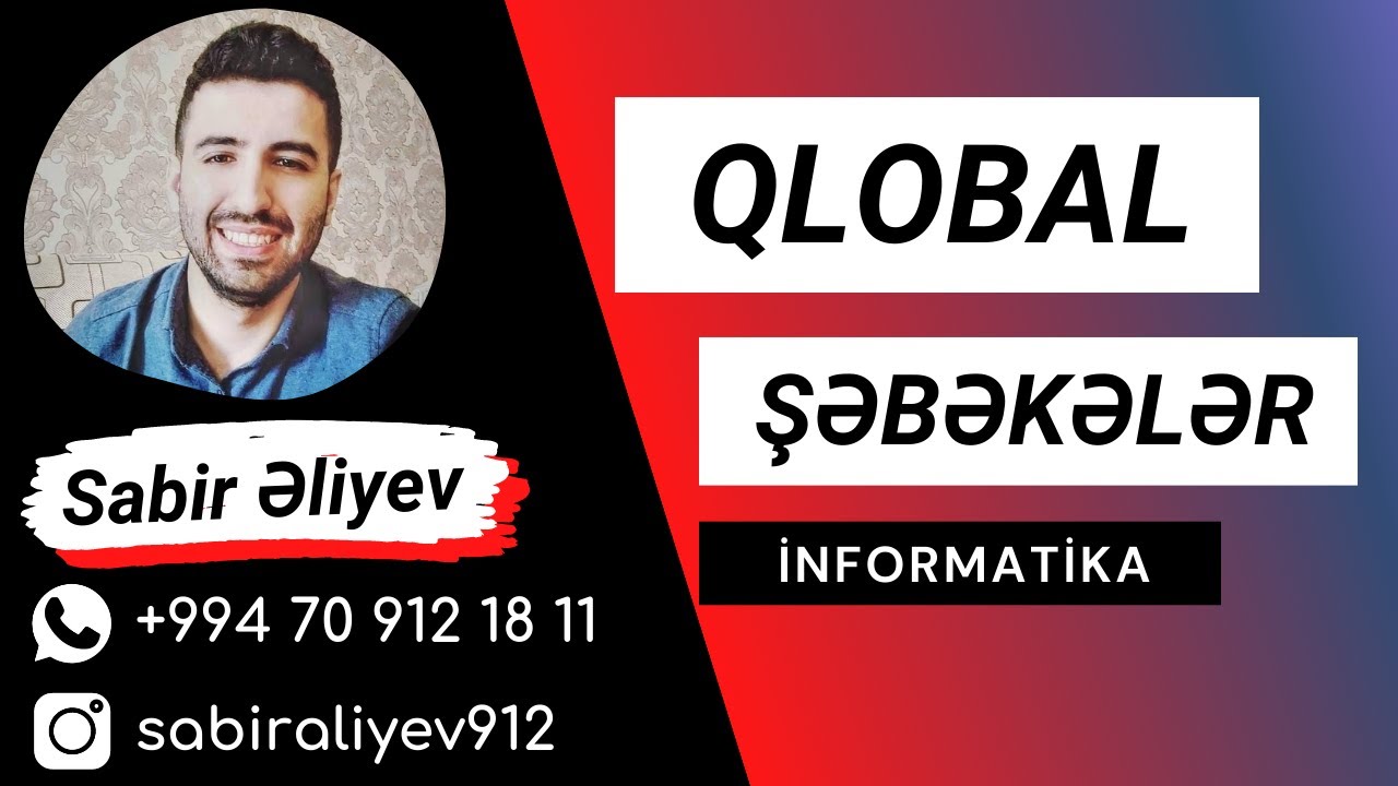 Qlobal şəbəkələr. Protokollar. Şəbəkədə ünvanlar