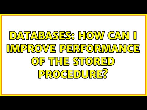 Databases: How can