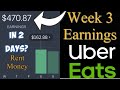 UBER EATS New Pay Structure| Made My Rent Money in 2 Nights Delivering Food
