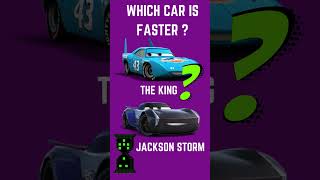 Cars Characters in Real#shorts | The King and Jackson Storm. Which Car Is Faster?