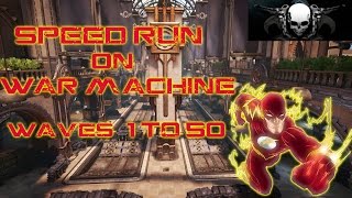 HOW TO SPEED RUN WAR MACHINE on INSANE - Gears of War 4