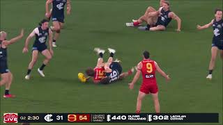Cooper Lord - AFL 2025 Round 22 Highlights - Carlton @ Gold Coast Suns