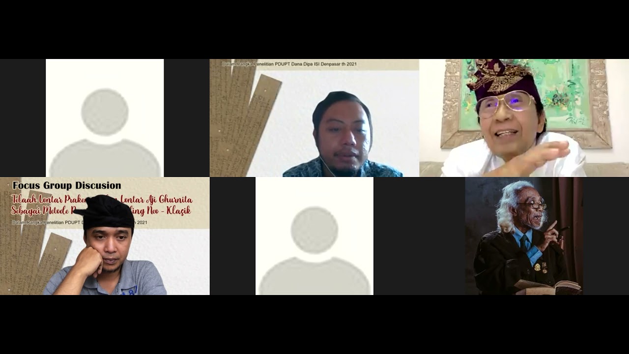 Sesi Diskusi Lontar Prakempa dan Aji Ghurnita