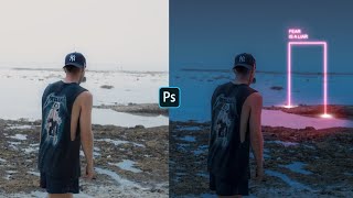 NEON LIGHT Effect Photoshop - How to Add Neon Glow Signs to your Pictures screenshot 5