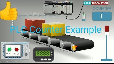 PLC Project | Counter | Conveyor | RS Logix / Studio 5000 PLC Programming Course