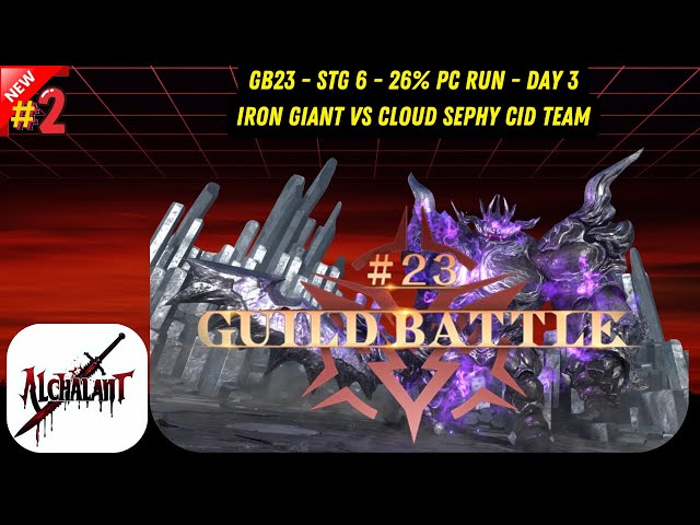 FF7 Ever Crisis - GB23 Unyielding Giant Pt2 - Stg6 26% Day 3
