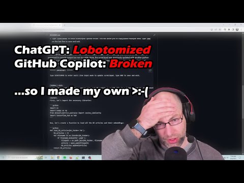 ChatGPT was lobotomized for coding and GitHub Copilot is broken... so I made my own!