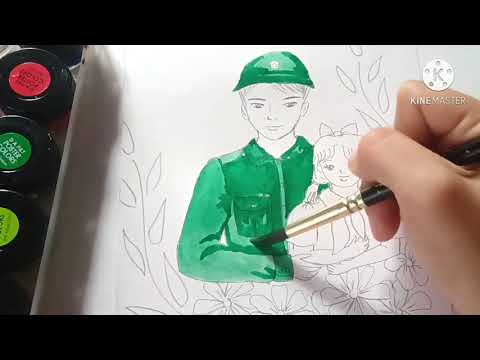Video VẼ CHÚ BỘ ĐỘI ĐƠN GIẢN NHẤT #chubodoi... - youtube