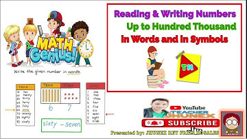 Reading and Writing Numbers Up to Hundred Thousand  In Words and In Symbols | Grade 4 Mathematics