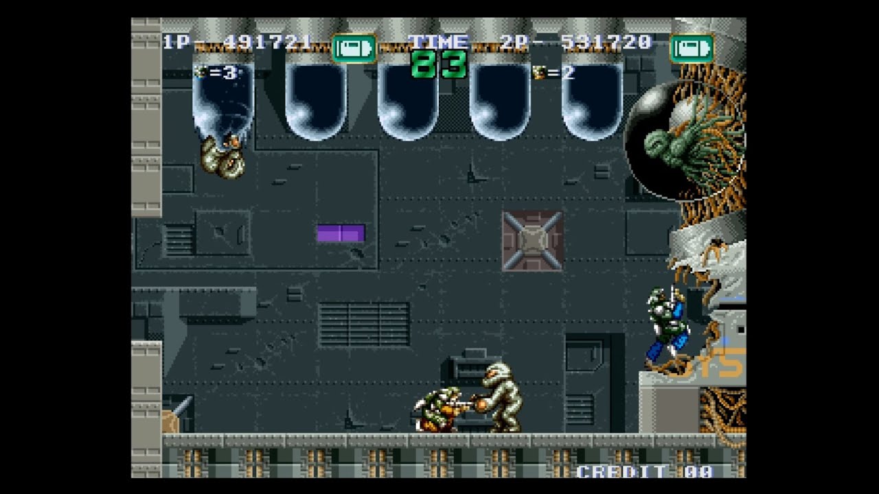 Gunforce - Arcade - last boss & ending